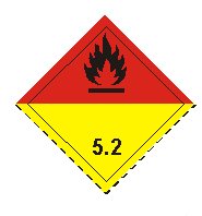 class five point two organic peroxides sign